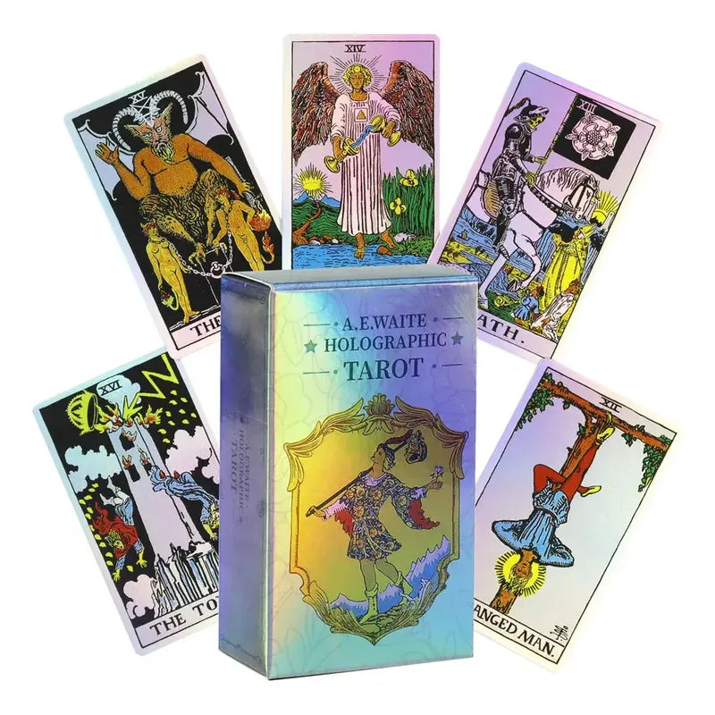 Mazo Tarot Holográfico De 78 Cartas