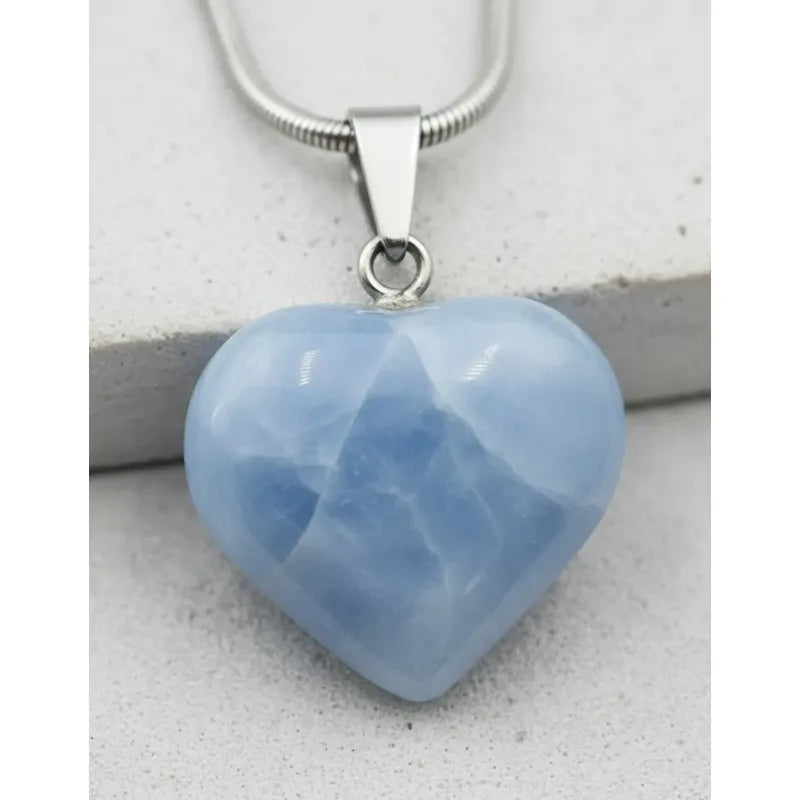 Collar Corazón De Angelita Calma Y Guía Sutil Angelita