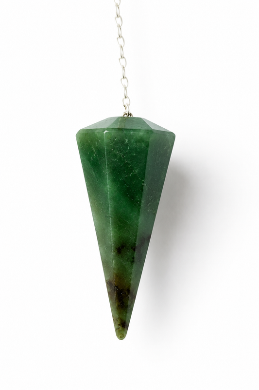 Péndulo Cristal De Jade Verde