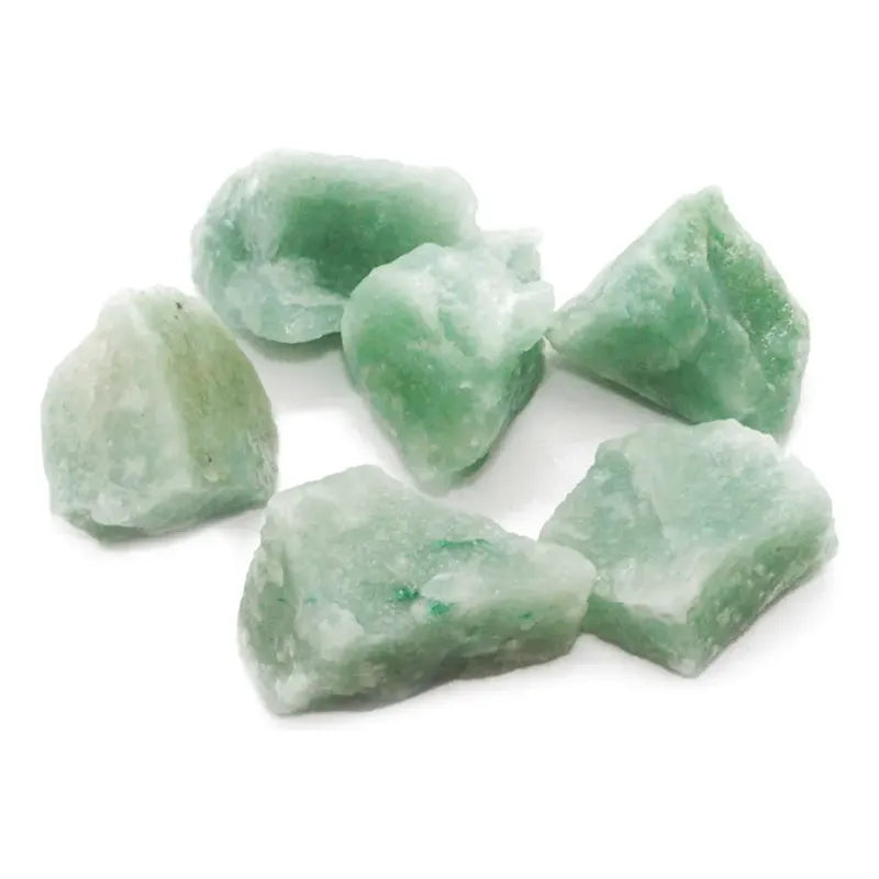Piedra Natural En Bruto  Cuarzo Verde Tamaño Grande 4 -5 Cm.