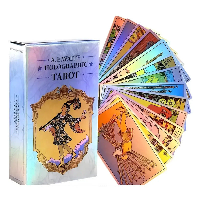 Mazo Tarot Holográfico De 78 Cartas