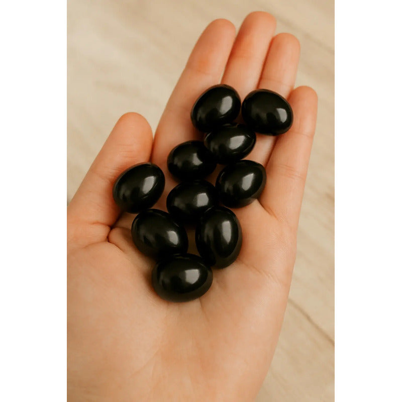 Mini Huevo Obsidiana Pulido Energético Divina Existencia