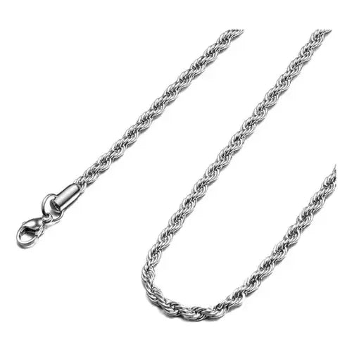 Cadena De Acero Quirúrgico Hipoalergénico Soga 45 Cm.