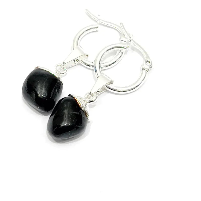 Par De Aros De Piedra Shunguita Shunguit - Protección Shunguita