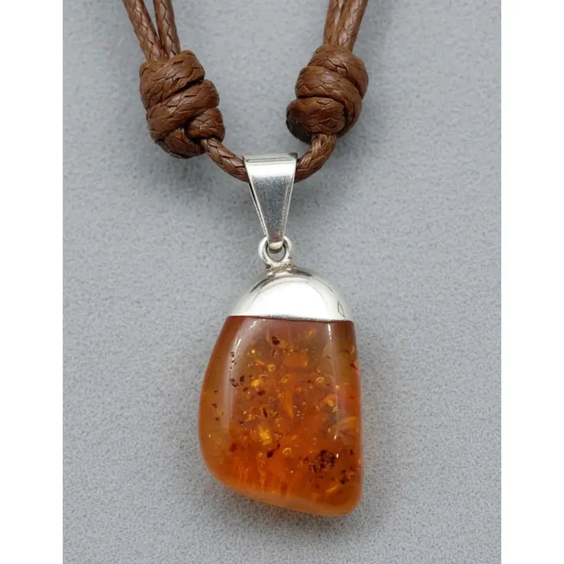 Collar Regulable De Cristal Cornalina Confianza Sensualidad Cornalina