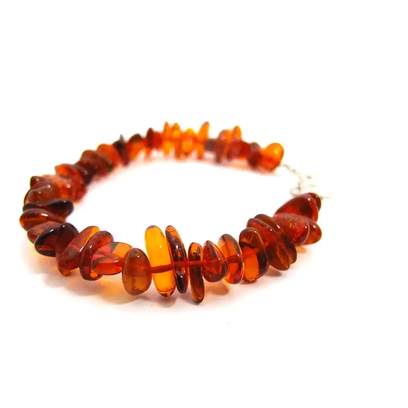 Pulsera De Ámbar Báltico Natural Mujer Ámbar 8 Cm 19 Cm