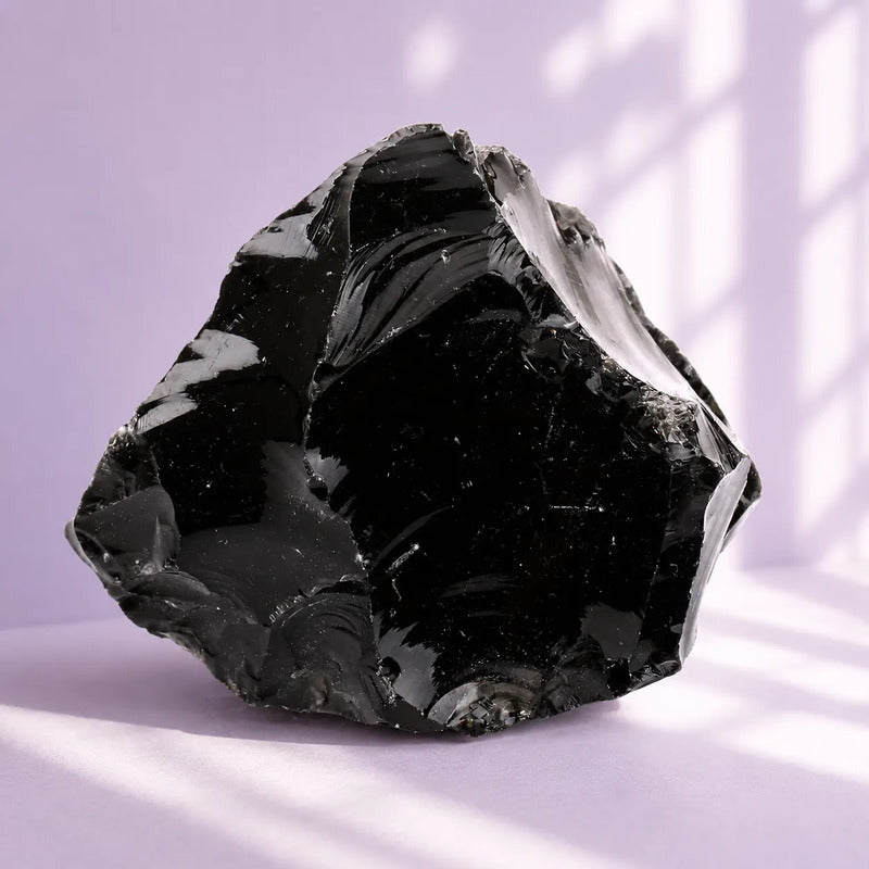 Obsidiana Piedra Natural En Bruto 4 Cm. - Divina Existencia