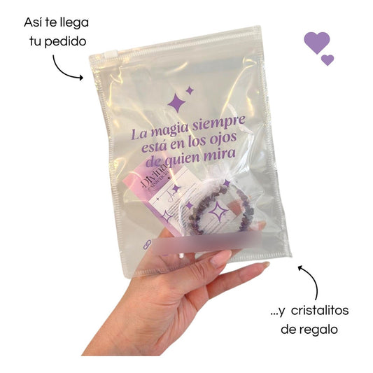 Collar Protección Nudo De Bruja Adularia Piedra De La Luna
