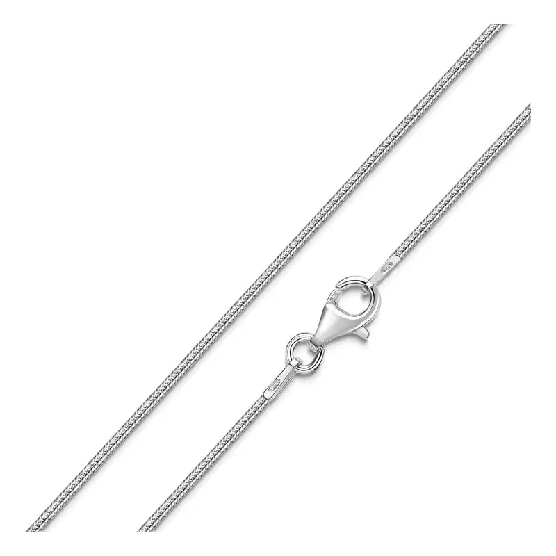 Cadena De Acero Quirúrgico Hipoalergénico Cola De Ratón 50 Cm.