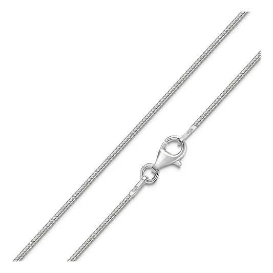 Cadena De Acero Quirúrgico Hipoalergénico Cola De Ratón 50 Cm.
