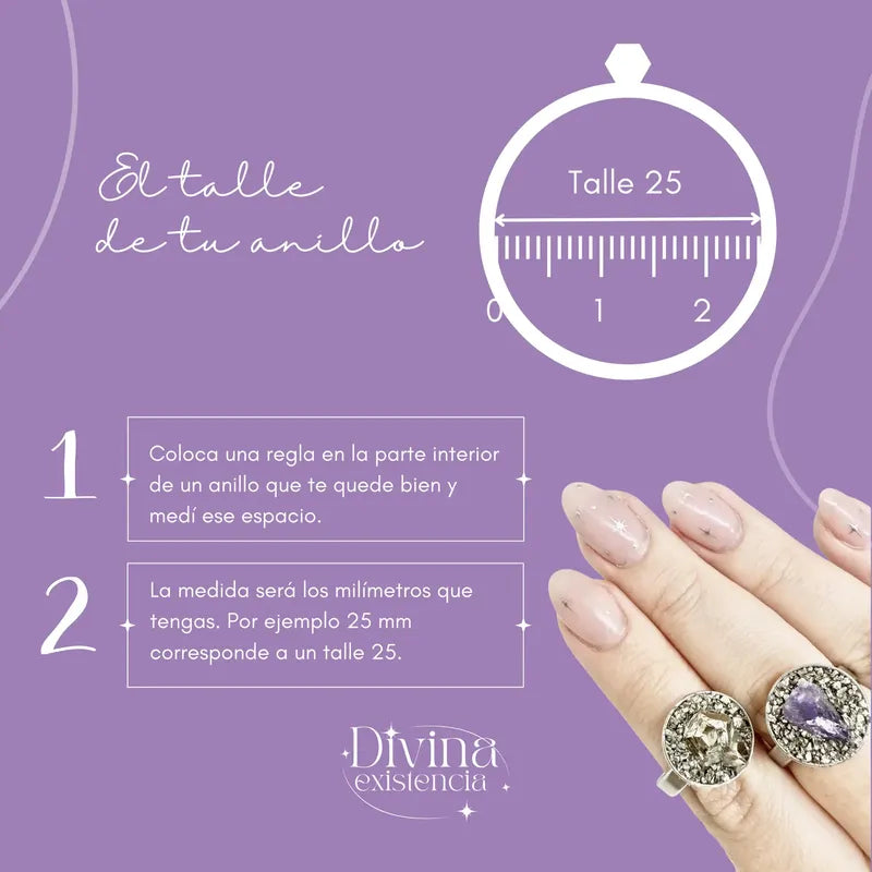 Anillo Piedras Naturales Mujer Turmalina Pirita Crisocola