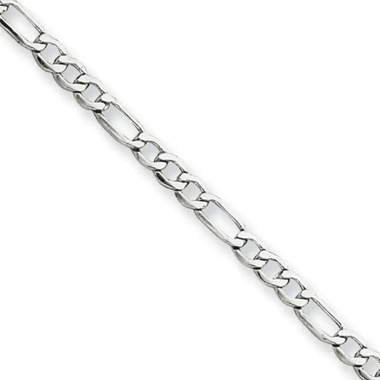 Cadena Modelo Figaro 8 Mm Acero Quirúrgico Hipoalergénico Figaro 8 Mm. 50 Cm