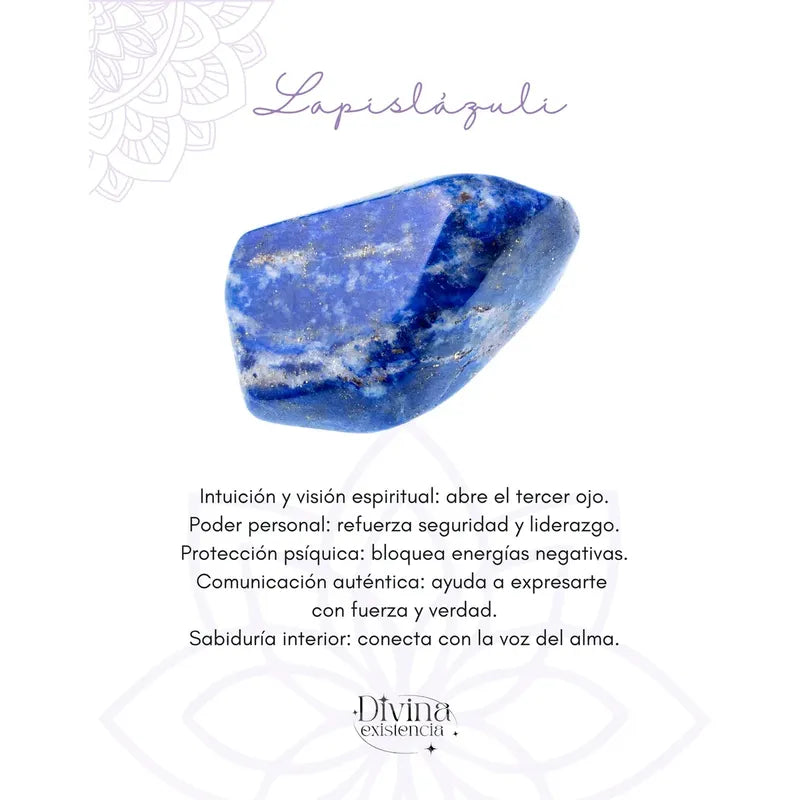 Collar Choker Mini Cuentas Piedras Naturales Delicado 40 Cm Lapis Lazuli