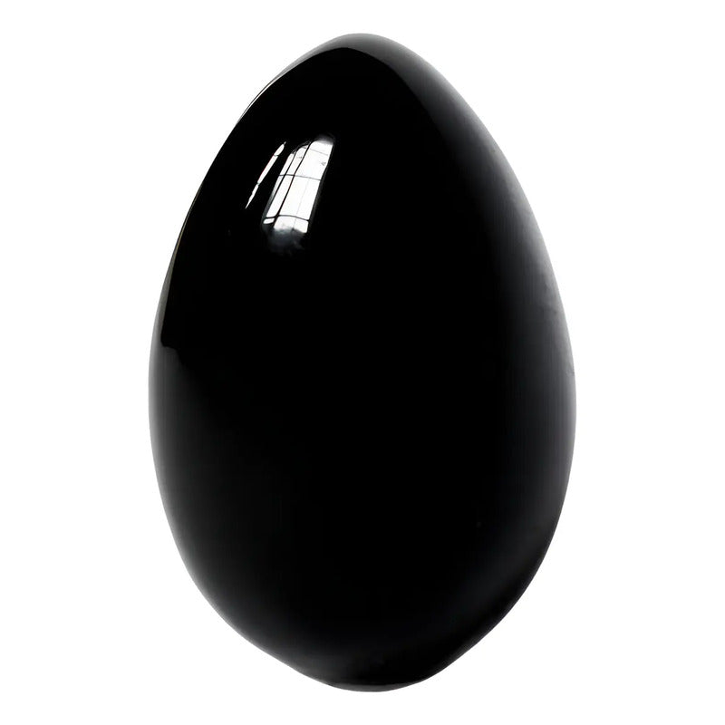 Piedra Huevo Obsidiana Con Detalles Segunda Selección Piedra Huevo Obsidiana