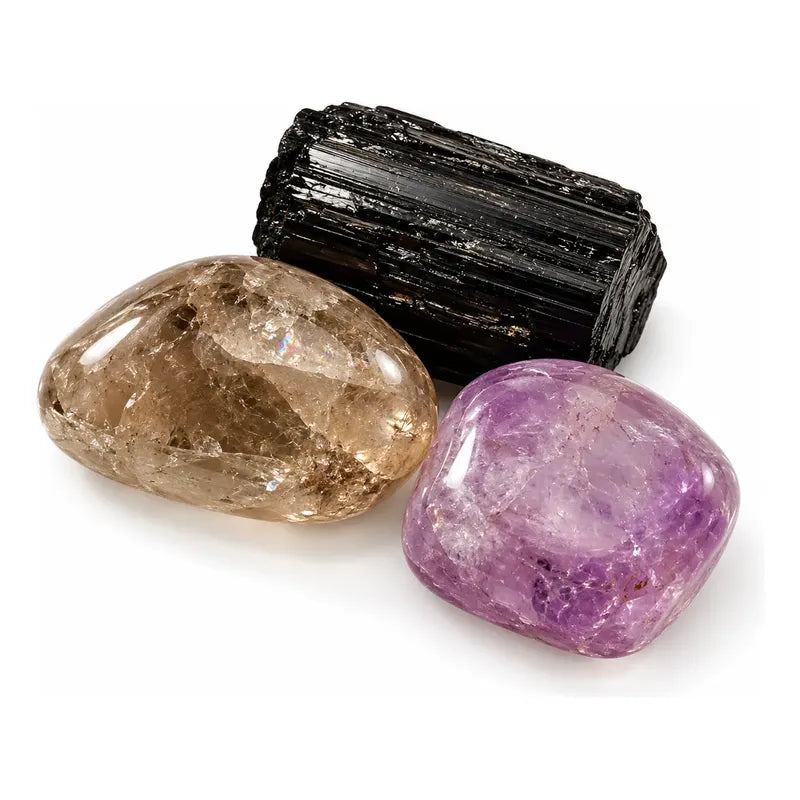 Set De Cristales Naturales · Piedras Sanación · Regalo Set Protección Energética