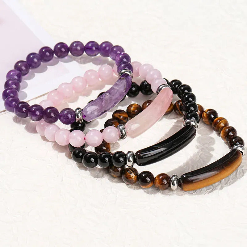 Pulsera Piedras Naturales Divina Existencia Fluorita 8 Cm 20 Cm