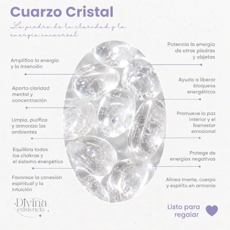 Dije De Piedra Natural Rolado Mediano Con Engarce Sin Cadena Cuarzo Cristal